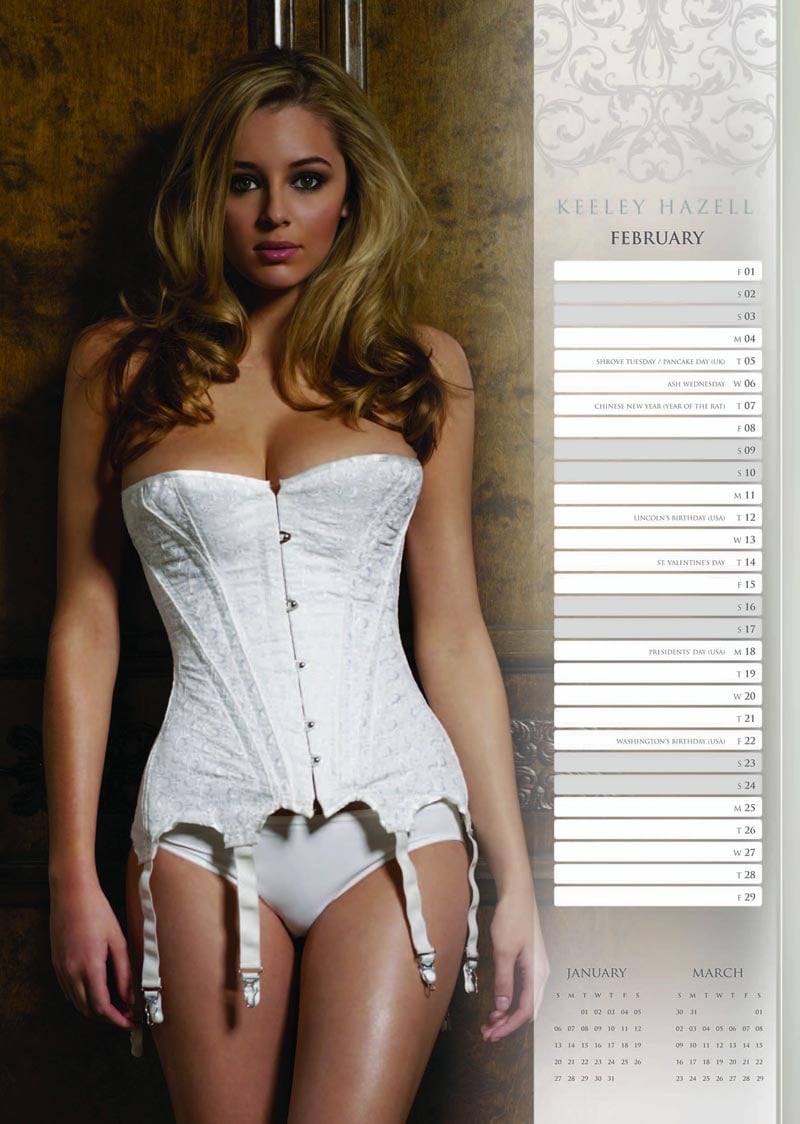Le Calendrier Glamour Intemporel de Keeley Hazell pour 2008 Dévoilé - Image 4